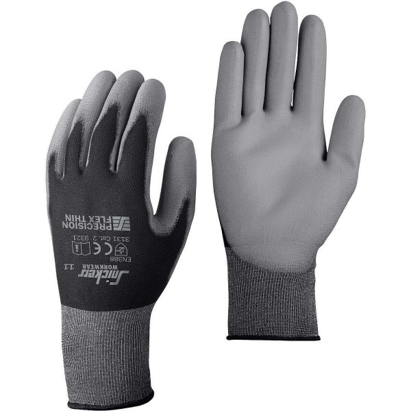 Snickers Precision FLEX Light Handschuhe Paar steingrau/schwarz